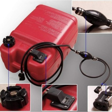 СУДОВАЯ ТОПЛИВНАЯ ТРУБА 8 ММ 6 ФУТОВ СО СТАЛЬНЫМИ ШЛАНГАМИ ТОПЛИВНОГО НАСОСА