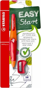 OŁÓWEK HB 3,15MM Z TEMPERÓWKĄ STABILO EASY START DLA PRAWORĘCZNYCH