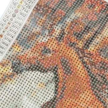 АЛМАЗНАЯ ВЫШИВКА ЛОШАДЬ АЛМАЗНАЯ КАРТИНА 3D ОСЕНЬ