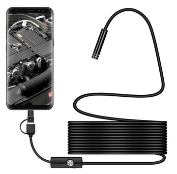 HD-ИНСПЕКЦИОННАЯ КАМЕРА-ЭНДОСКОП USB OTG 5,5 мм 5 м