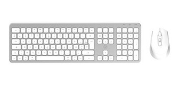 Zestaw klawiatura i mysz Mobility Lab ML304625 biały dla macOS NOWA