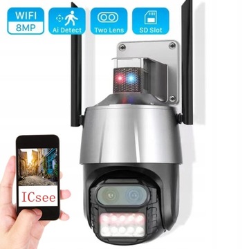 KAMERA MONITORINGU OBROTOWA 5MPX WiFi Zoom X8
