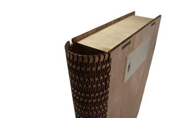 Рождественское украшение светодиодная книга из дерева с подсветкой