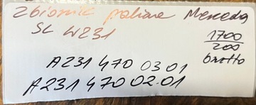 NÁDRŽ PALIVA KPL. MERCEDES SL R231 231 FACELIFT 1