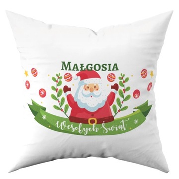 PODUSZKA ŚWIĄTECZNA PREZENT NA MIKOŁAJKI MIKOŁAJ
