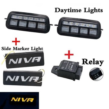 SVĚTLA ZADNÍ LED DO PULT NIVA 4X4 Z FUNKCE DENNÍHO OSVĚTLENÍ