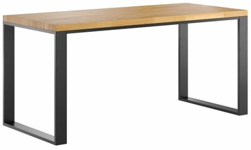 Biurko loftowe dębowe duże 200x70