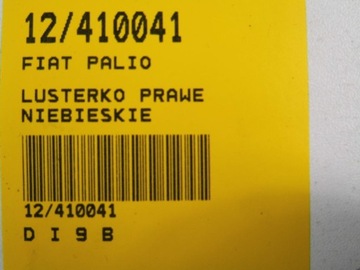 FIAT PALIO 176 BX 96-00 ZRCÁTKO PRAVÉ MANUÁLNÍ MODRÝ