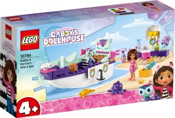 LEGO KOCI DOMEK GABI 10786 Statek i spa Gabi i Syr