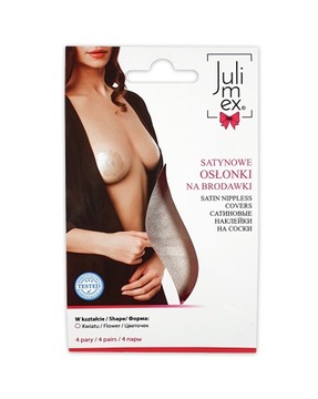 Атласные накладки на соски 4 ПАРЫ JULIMEX PS-07