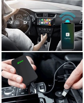 АДАПТЕР CARLINK 5.0 APPLE CARPLAY ANDROID AUTO WIRELESS