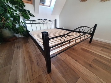 АГАТА КРОВАТЬ 160X200 ЧЕРНЫЙ ДУБ ОЛЬХА Каркас ОРЕХ