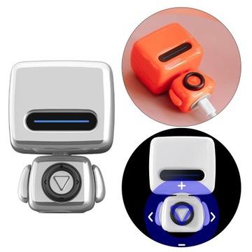 Миниатюрная беспроводная Bluetooth-колонка серебристого цвета