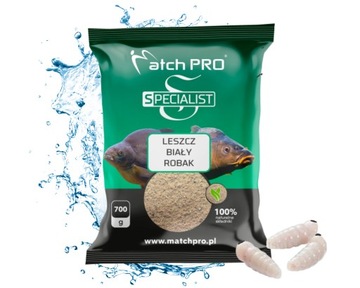Zanęta MatchPro Specialist Leszcz 700 g, Biały Robak