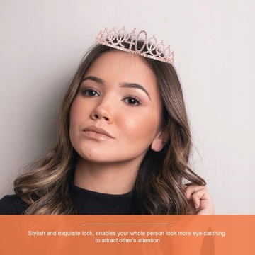 Повязка на голову к 40-летию с короной