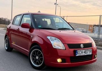 Suzuki Swift IV Hatchback 5d 1.3 92KM 2006 Suzuki Swift DANCE 1.3i 68ps 5Drzwi Klima GrzaneFotele Alufelgi Doinwestow, zdjęcie 9