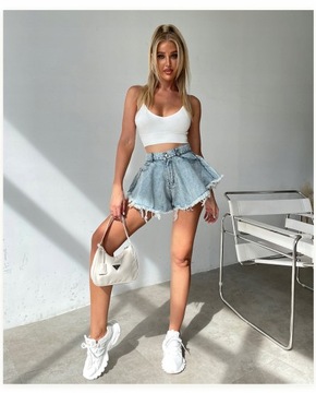 Women Denim Shorts Jeans Summer Beach Clothing Fem