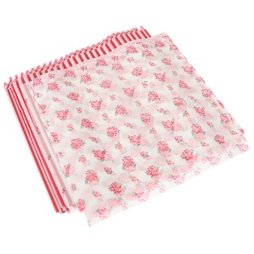 100 arkuszy odpornego na tłuszcz papieru woskowanego do pieczenia