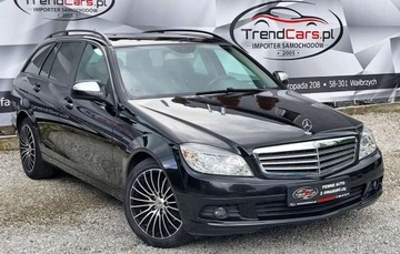 Mercedes Klasa C W204 Kombi T204 1.8 180 K 156KM 2008 Mercedes-Benz Klasa C 1.8 Kompressor bezwypadkowy serwisowany oplacony 1.8