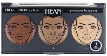 HEAN PRO-CONTOUR Zestaw podkładów konturujących