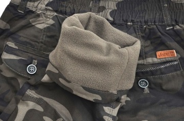 Брюки-чиносы MORO, на флисовой подкладке, пояс, РЕЗИНА, размер 122