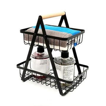 ПРОВОЛОЧНАЯ КОРЗИНА-ЧАША, ДВУХЯРУСНЫЙ ПЛЕЕР ДЛЯ ФРУКТОВ