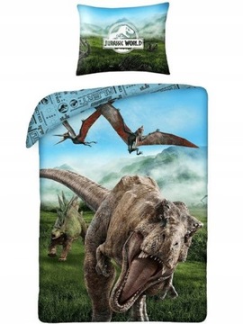 Pościel 140x200cm JURASSIC WORLD DOMINION T-REX