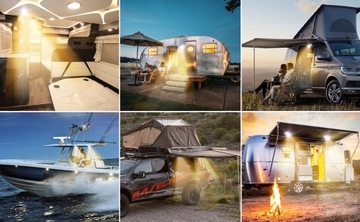 2 шт. светодиодная лампа для чтения 12 В 3 Вт для автофургона