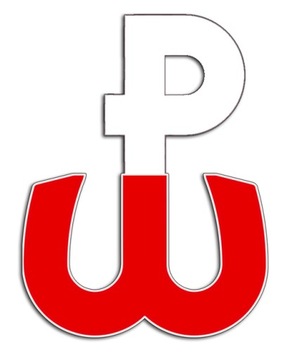 Naklejka POLSKA WALCZĄCA na samochód auto Flaga PL