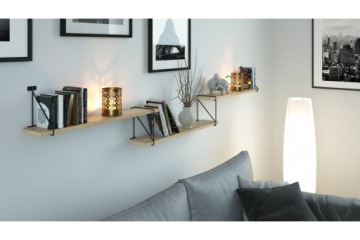 Полкодержатель ROD GTV, черный матовый