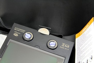 MASKA SPAWALNICZA PRZYŁBICA SAMOŚCIEMNIAJĄCA WZÓR + FILTRY + KĄTOWNIK