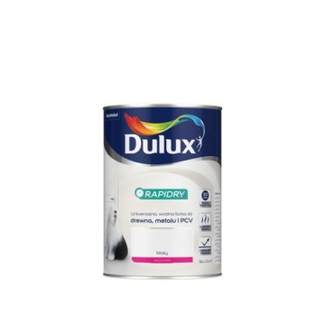 DULUX RAPIDRY ЭМАЛЬ САТИН БЕЛАЯ 1л