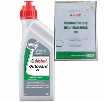 CASTROL OUTBOARD 2T OLEJ DO SILNIKÓW ZABURTOWYCH DWUSUWOWYCH