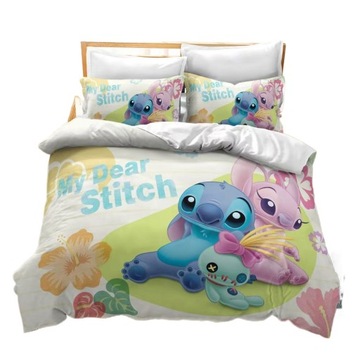 KOMPLET POŚCIELI 3D 160x200 STICH Wzór 3CZ.