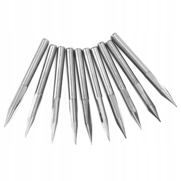 10 шт. V-образные резцы для резьбы 3.175, хвостовик 2