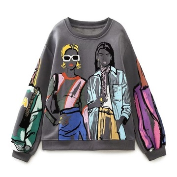 UNIZER2023 Autumn New Line Women's Fashion Pullove