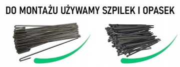Ячеистая георешетка Геосетка 7,5см 4м х 3,5м ПЛОТНАЯ