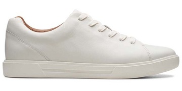 Półbuty Clarks Un Costa Lace białe skórzane 39,5