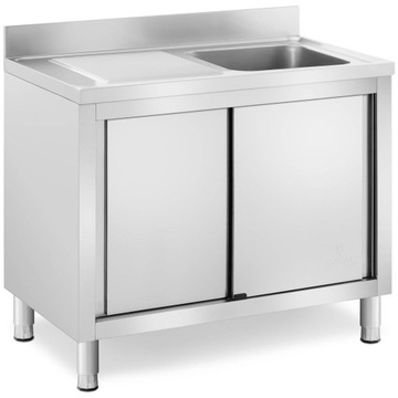 Szafka 100cm ze zlewem Royal Catering RC-IKS09