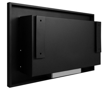 ПОДВЕСНОЙ БИОКАМИН 650x400 SLIM ЧЕРНЫЙ СО СТЕКЛОМ