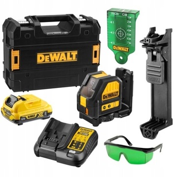 DEWALT DCE088D1G 12V Laser krzyżowy zielony 1X2Ah