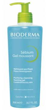 Bioderma Sebium Moussant żel do mycia twarzy500 ml