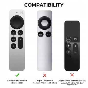 Силиконовый защитный чехол для пульта Apple TV.