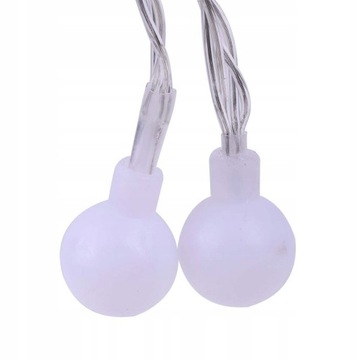 САДОВАЯ ГИРЛЯНДИЯ СВЕТОДИОДНЫЕ ШАРОВЫЕ ЛАМПЫ 15М НАРУЖНЫЕ/ИНТЕРЬЕРНЫЕ