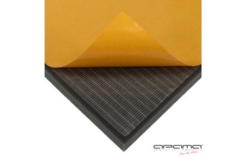 Panel akustyczny plaster miodu sześciokąt SAMOPRZYLEPNY bok 25 gr.5cm szary