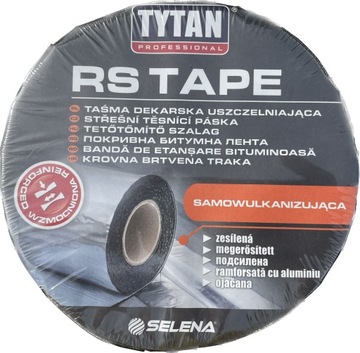 Taśma dekarska uszczelniająca bitumiczna Tytan 10cm x 10 mb antracytowa