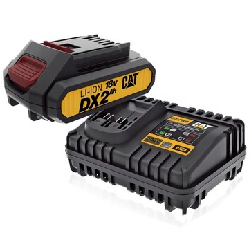 Akumulator CAT DXB2 18V 2.0Ah + Ładowarka DXC4 4A
