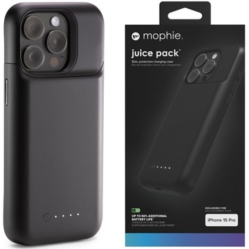 ETUI Z POWER BANK MOPHIE 2400MAH DO IPHONE 15 PRO OBUDOWA JUICE PACK CASE