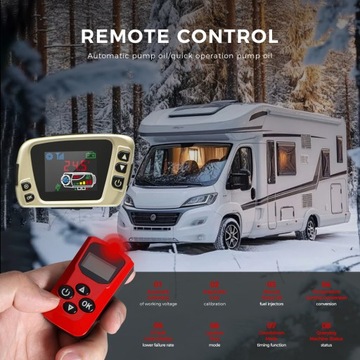 БЕНЗИНОВЫЙ ГАЗОВЫЙ НАГРЕВАТЕЛЬ МАСЛОВЕНТИЛЯТОР WEBASTO ОТОПЛЕНИЕ 8 кВт 12 В ЖК-дисплей