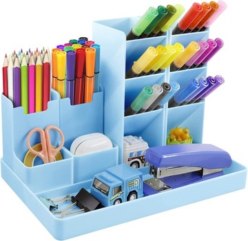ORGANIZER NA BIURKO na ARTYKUŁY SZKOLNE DŁUGOPISY